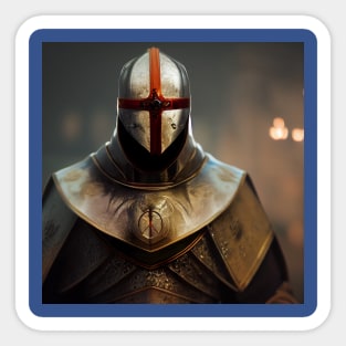 Knights Templar in The Holy Land Sticker